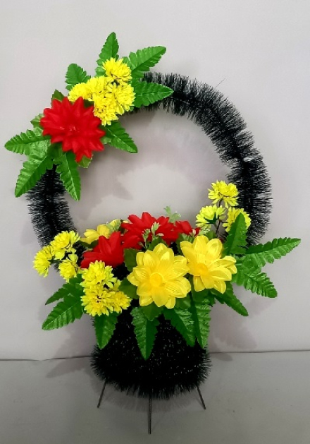 Корзина ритуальная КР-114  выс.60см.