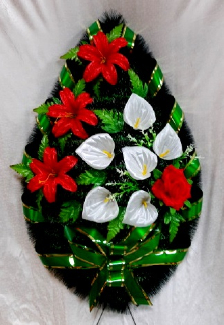 Венок ритуальный ВР-264 выс.120см.