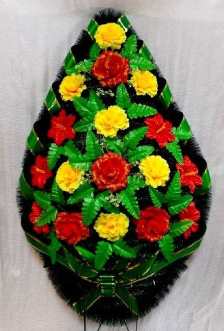 Венок ритуальный ВР-38/3 выс.140см.