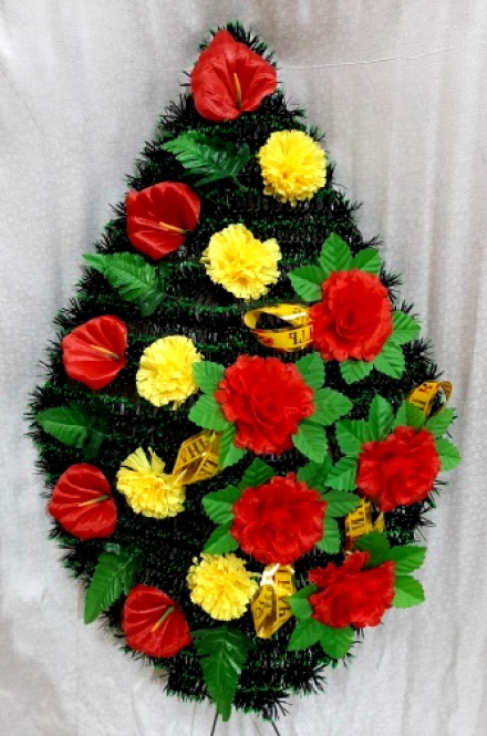 Венок ритуальный ВР-80/1 выс.120см.