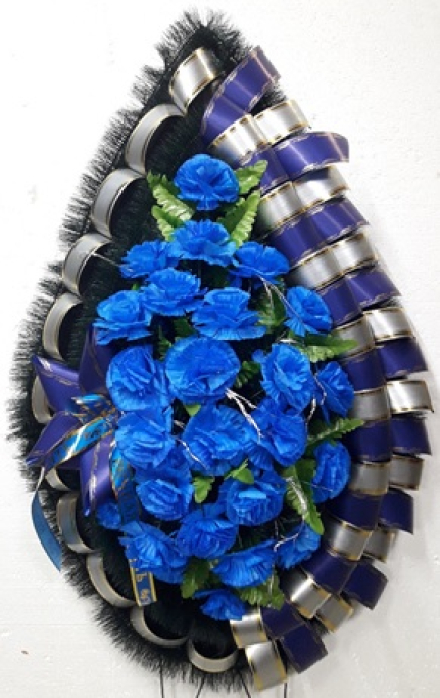 Венок ритуальный ВР-71/1 выс.140см.