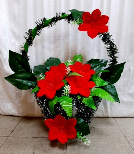 Корзина ритуальная КР-121 выс. 65см.