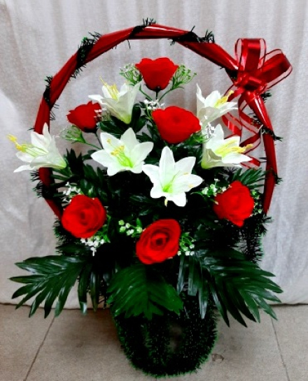 Корзина ритуальная КР-122 выс.80см.