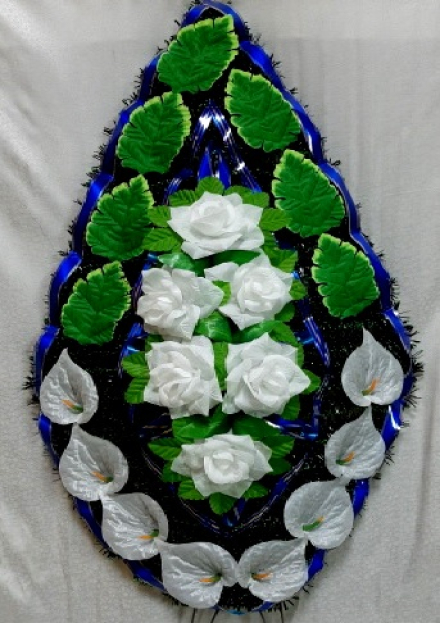 Венок ритуальный ВР-43/1 выс.150см.