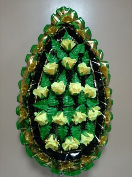 Венок ритуальный ВР-45/1  выс.145см.