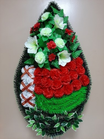 Венок ритуальный ВР-171 выс.140см.