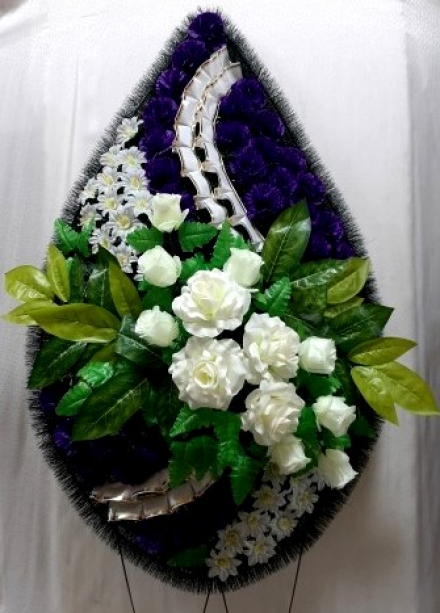 Венок ритуальный ВР-217, выс.175см.