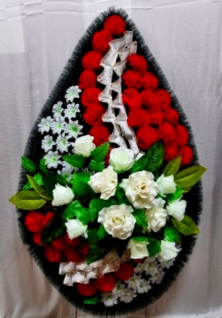 Венок ритуальный ВР-217, выс.175см.