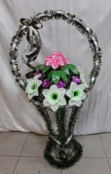 Корзина ритуальная КР-96 выс.90см.