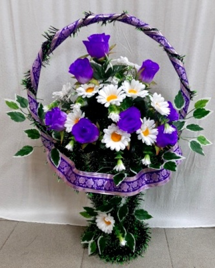 Корзина ритуальная КР-127 выс.80см.