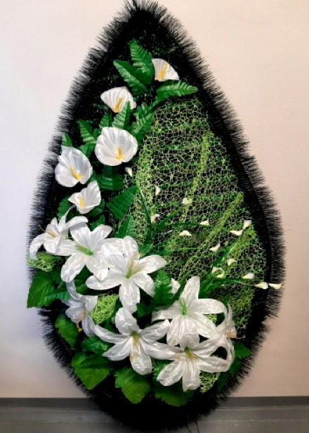 ВР-290 венок ритуальный, выс.150см.