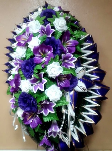 Венок ритуальный БВ-70 выс.150см.