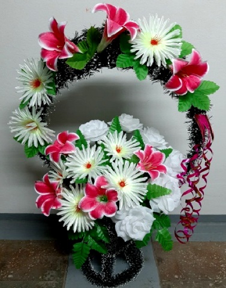 Корзина ритуальная КР-138 выс.100см.