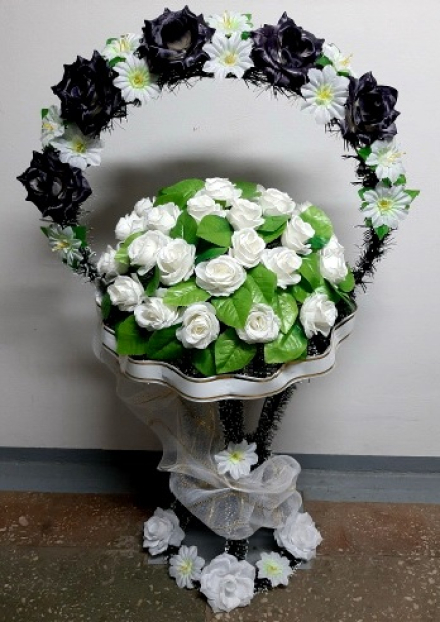 Корзина ритуальная КР-139 выс.120см.