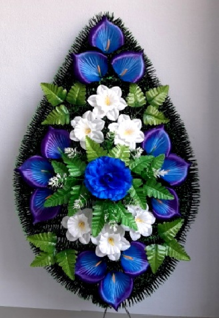 Венок ритуальный ВР-325, выс.120см.