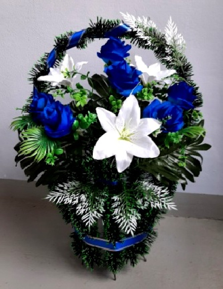 Корзина ритуальная КР-145, высота 65см.