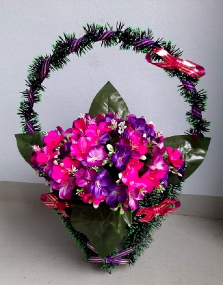 Корзина ритуальная КР-151, высота 65см.