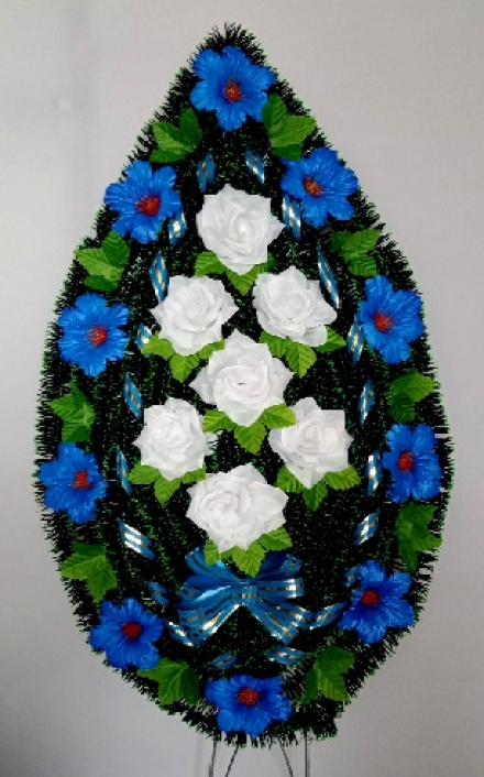 Венок ритуальный БВ-523 выс.140см.