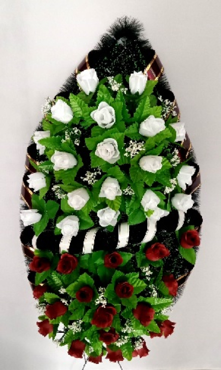 Венок ритуальный БВ-534 выс.140см.