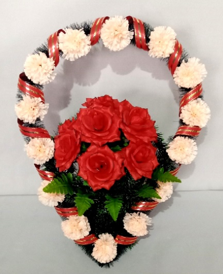 Корзина ритуальная КР-500    65х45см.