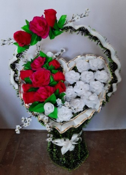 Корзина ритуальная КР-45 выс.90см.