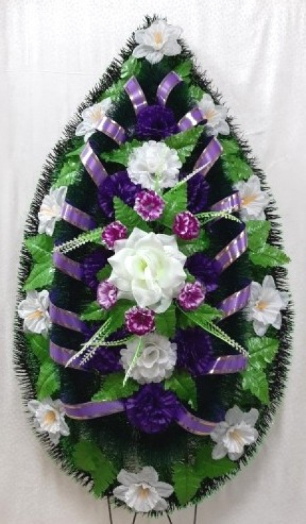 Венок ритуальный ВР-4/1 выс.140см.