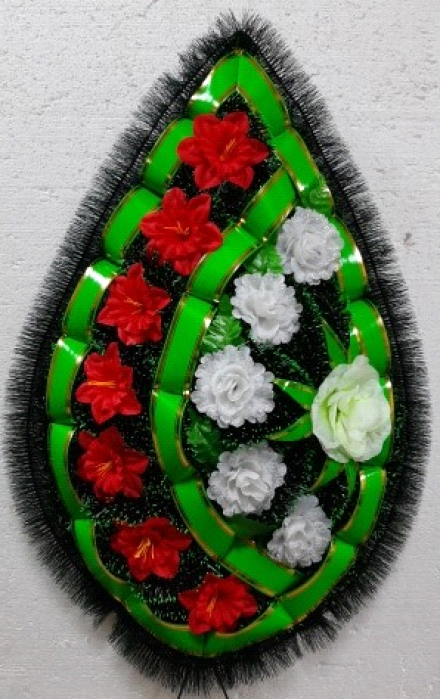 Венок ритуальный ВР-6/1 выс.120см.