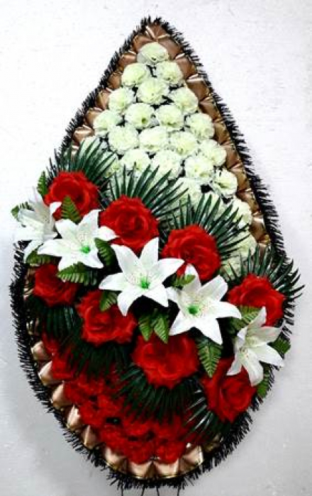 Венок ритуальный ВР-28/2 выс.150см.