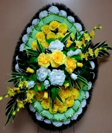 Венок ритуальный ВР-35/2 выс.145см.