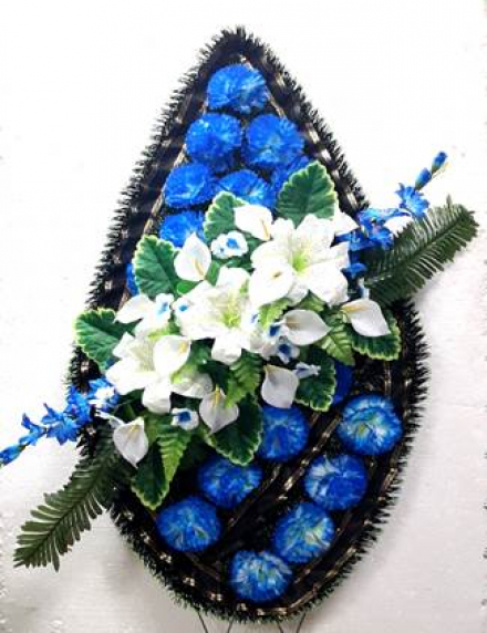 Венок ритуальный ВР-51/1 выс.150см.