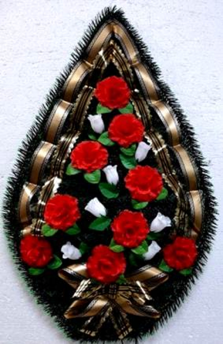 Венок ритуальный ВР-58/1 выс.150см.