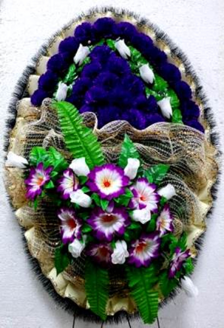 Венок ритуальный ВР-69/2 выс.145см.