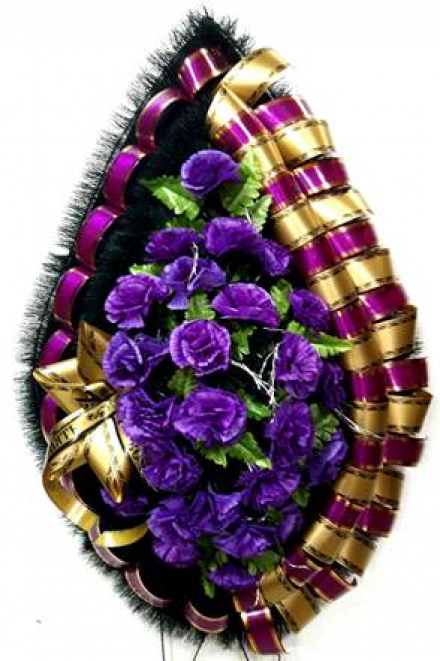 Венок ритуальный ВР-71/1 выс.140см.