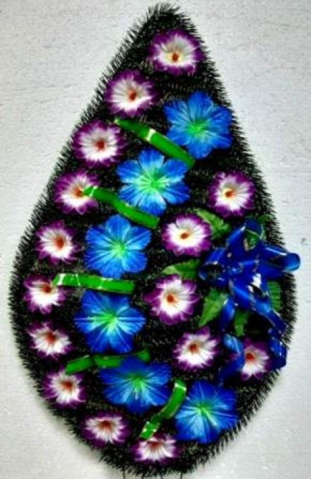 Венок ритуальный ВР-98/3 выс.150см.