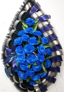 Венок ритуальный ВР-71/1 выс.140см.