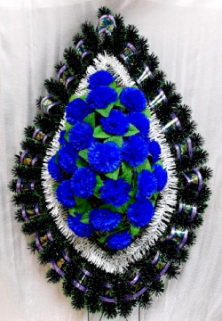 Венок ритуальный ВР-160 выс.140см.