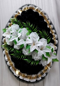 Венок ритуальный ВР-28/3 выс.145см