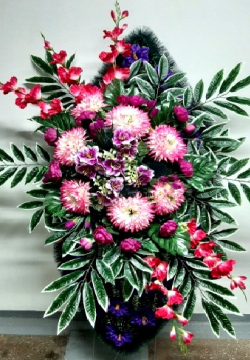 Венок ритуальный ВР-299 выс.160см.