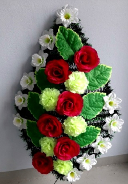 Венок ритуальный ВР-326 выс.120см.