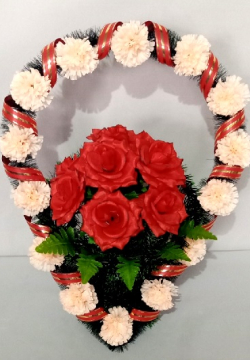 Корзина ритуальная КР-500    65х45см.